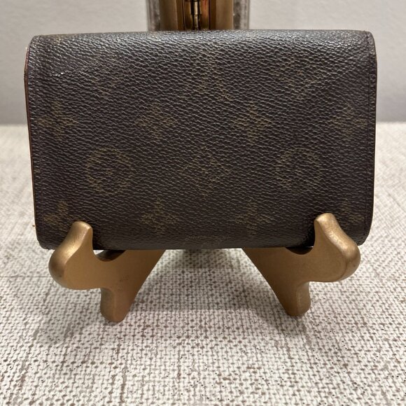Vintage Louis Vuitton Monogram Porte Monnaie Billets Tresor Wallet - Picture 5 of 5